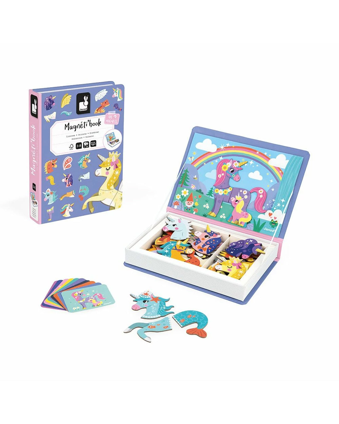 Janod - Magneti Book Unicorni