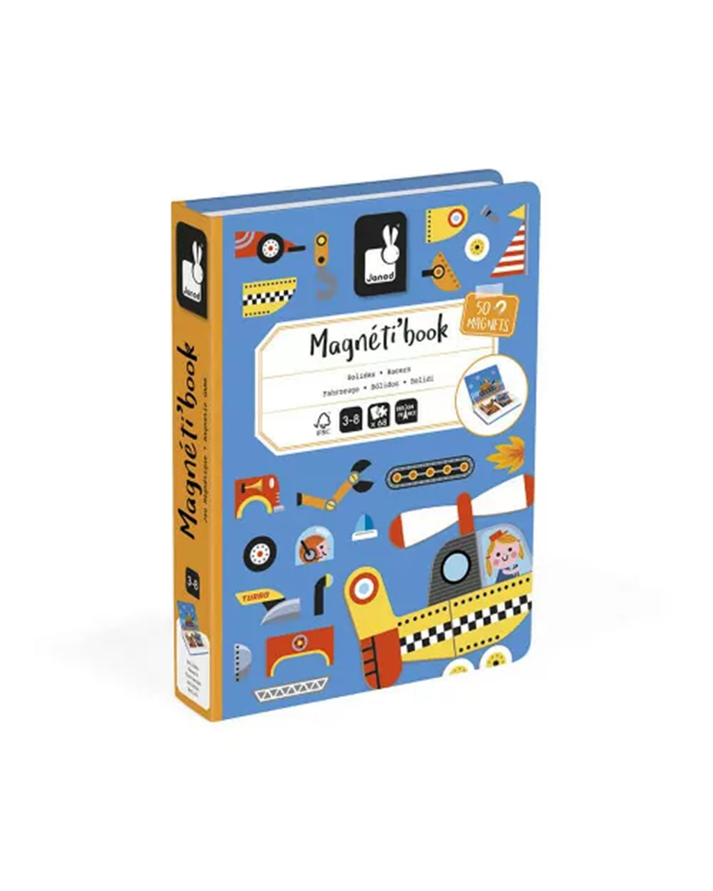 Janod - Magneti Book Bolidi