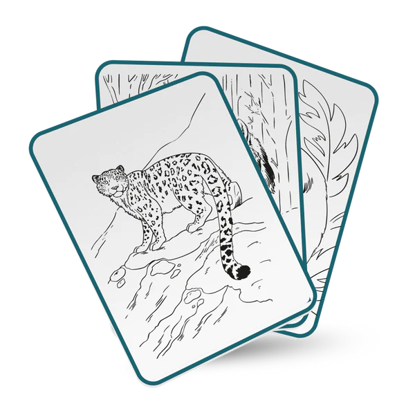 KidyWolf - KIDYDRAW-PAD tavoletta da disegno illuminata - Animali