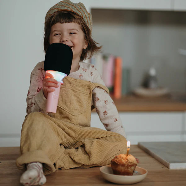 KidyWolf - Microfono Giocattolo Per Karaoke KIDYMIC - Rosa