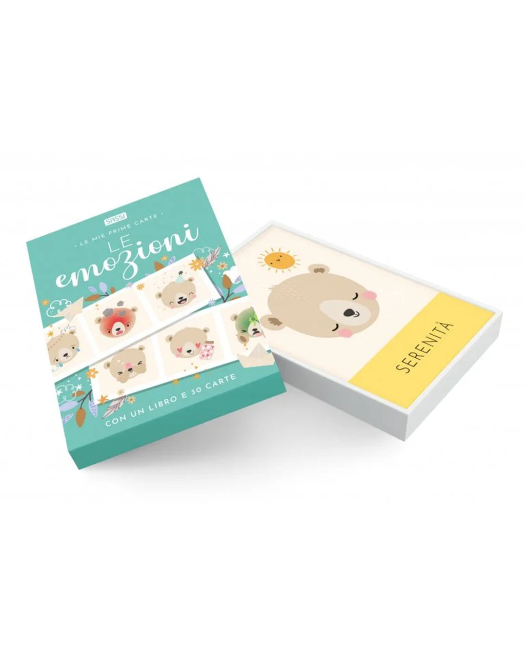 Sassi Yunior Editore - Le mie prime carte. Le emozioni - Libro e cards