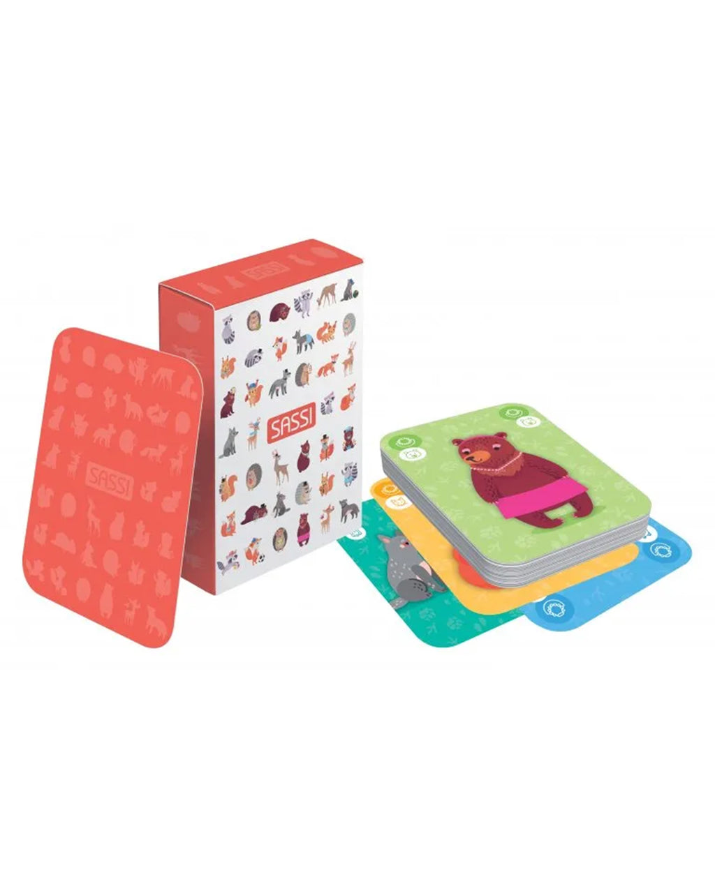 Sassi Yunior Editore - Le sette famiglie. Il bosco - Gioco società e libro attività