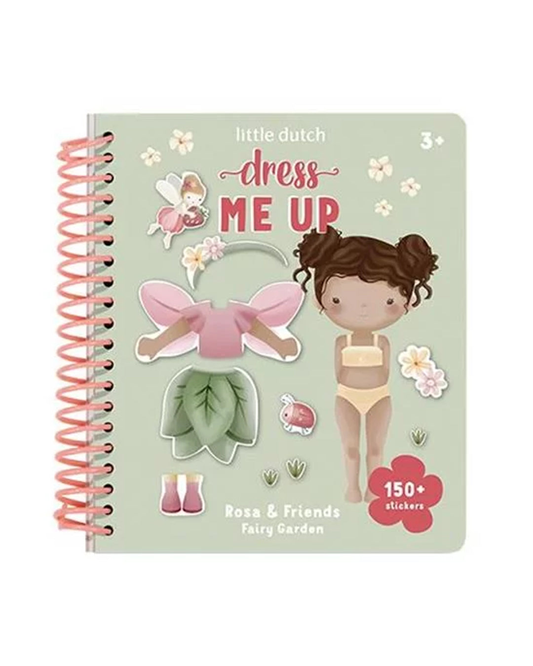 Little Dutch - Libro da vestire Rosa & Friends Giardino Delle Fate