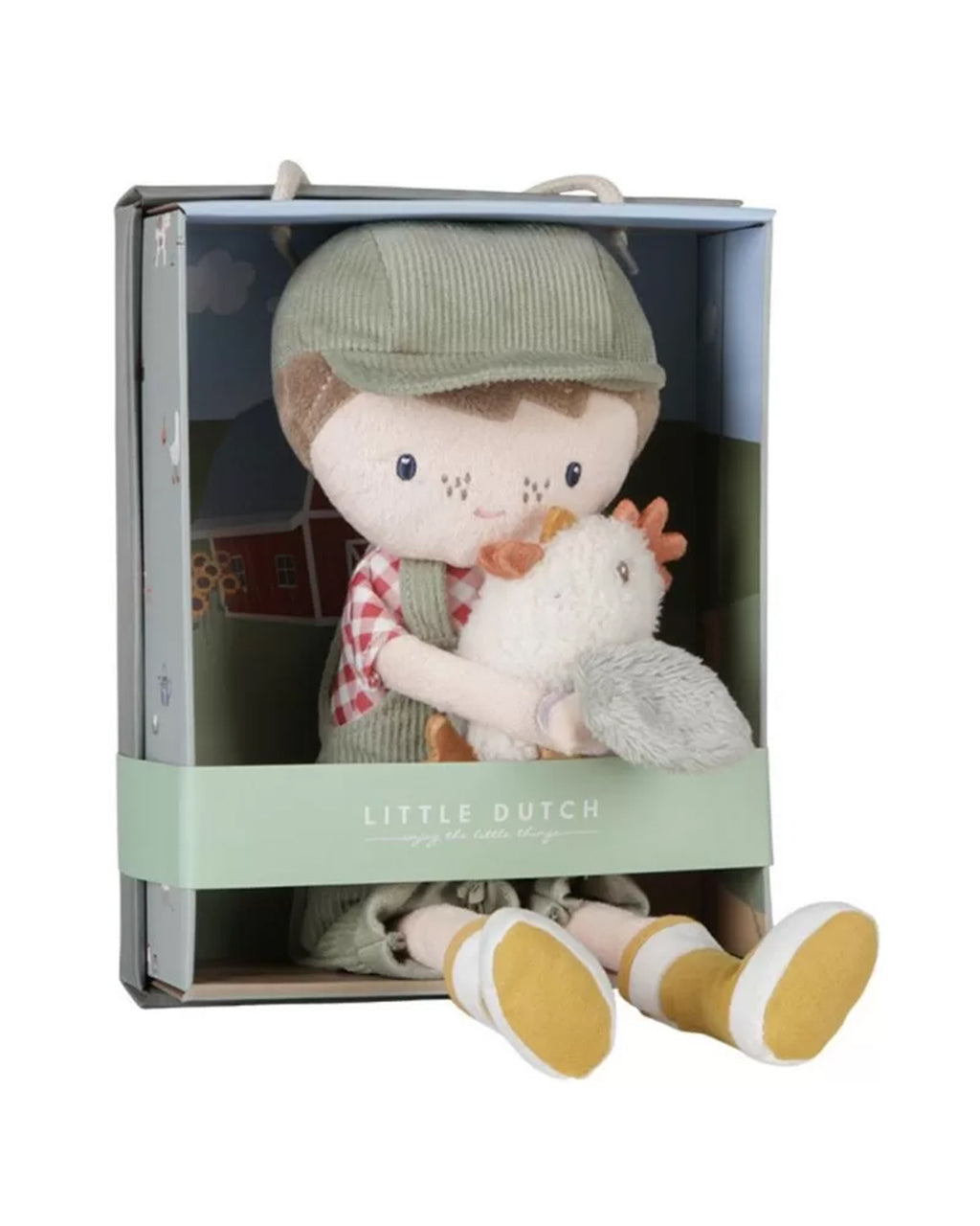 Little Dutch - PELUCHE JIM CON POLLO 35 CM