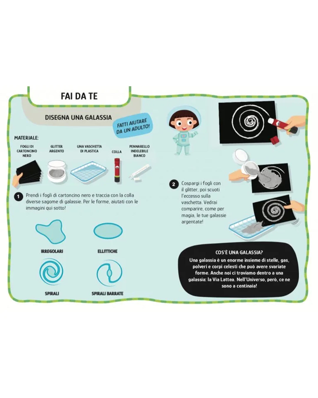 Sassi Yunior Editore - Lo spazio - Libro attività arts & crafts