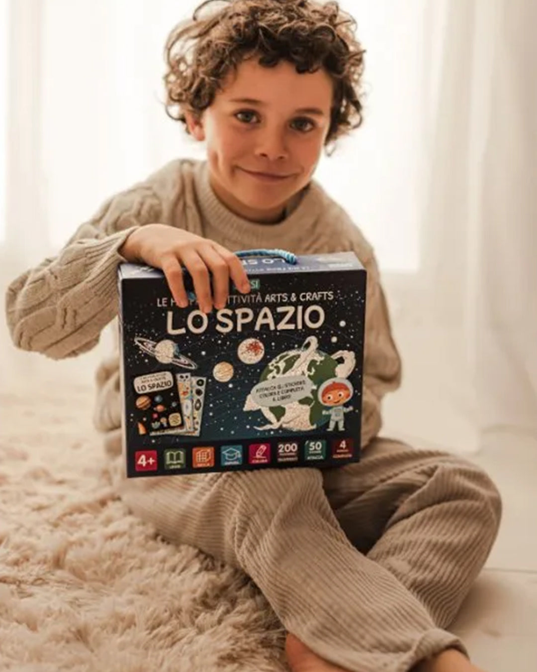 Sassi Yunior Editore - Lo spazio - Libro attività arts & crafts