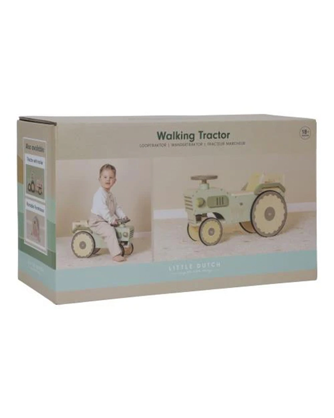 Little Dutch -Trattore cavalcabile - Verde - Little Farm