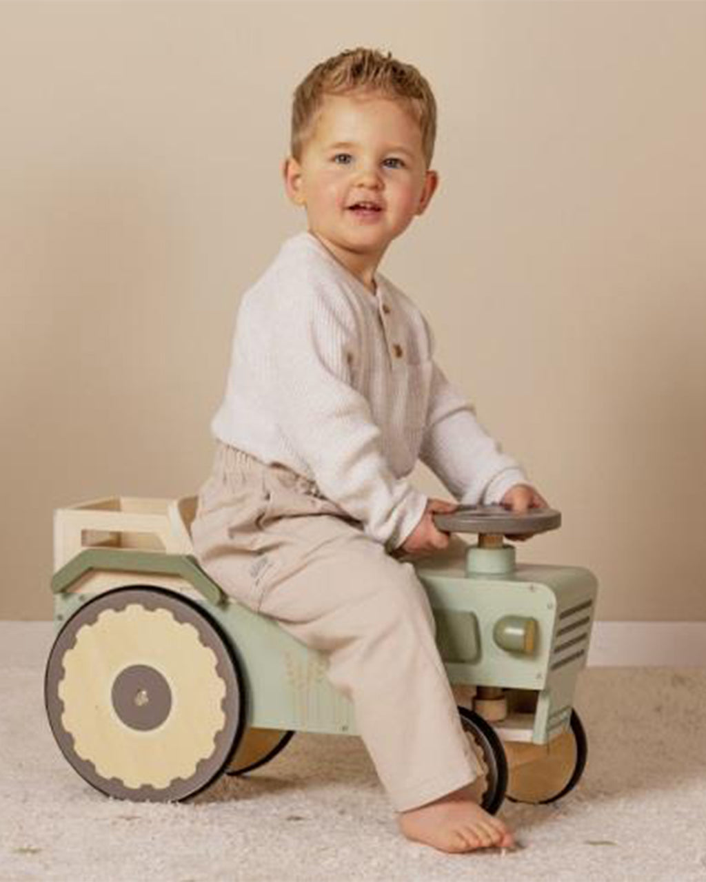 Little Dutch -Trattore cavalcabile - Verde - Little Farm