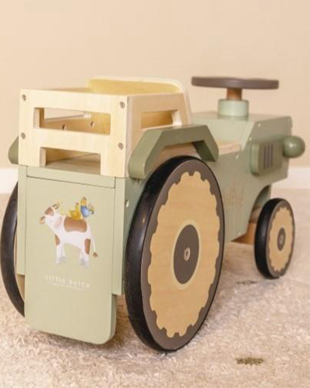 Little Dutch -Trattore cavalcabile - Verde - Little Farm