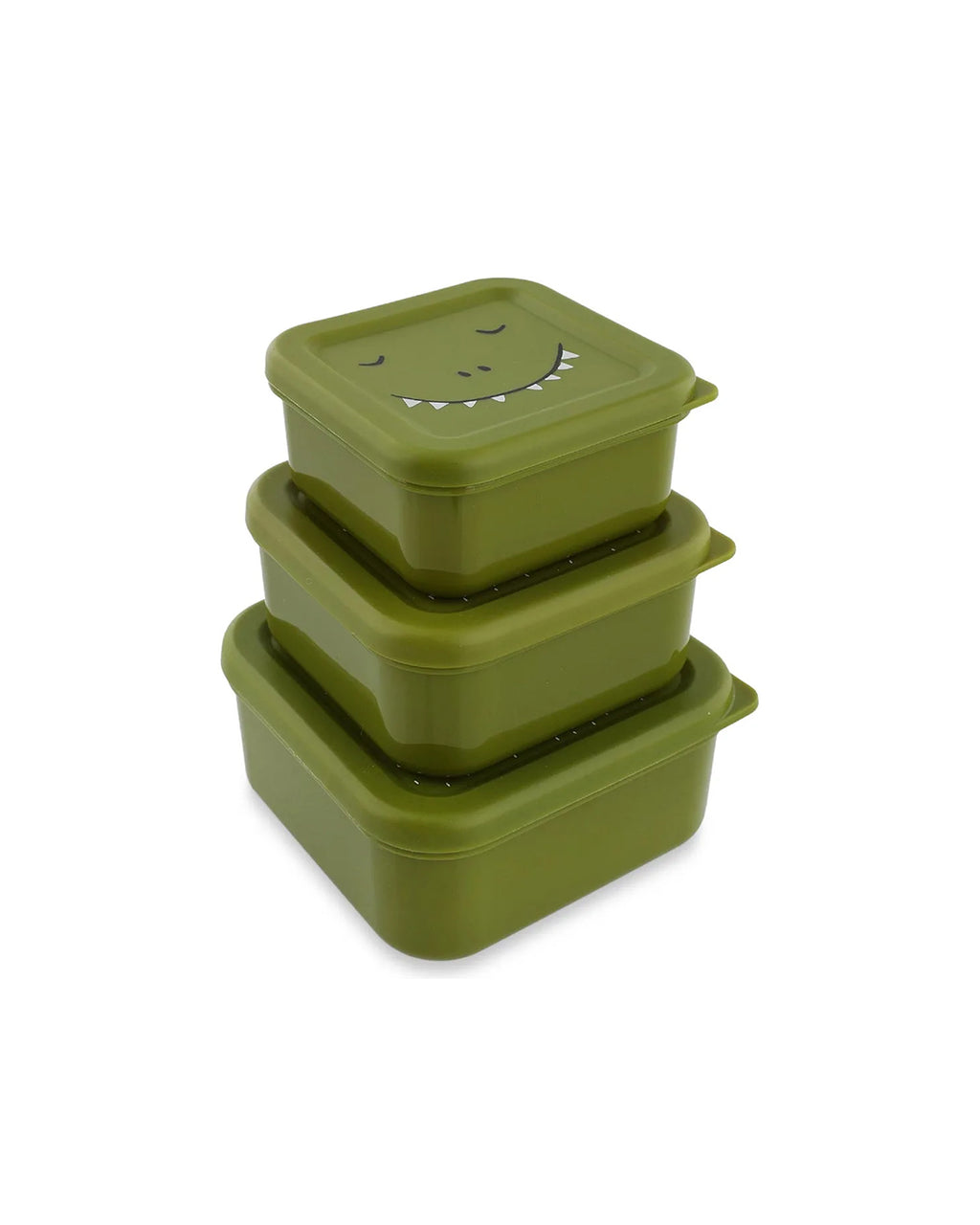 Trixie - Scatola porta snack impilabile – 3 pezzi – Mr. Dino