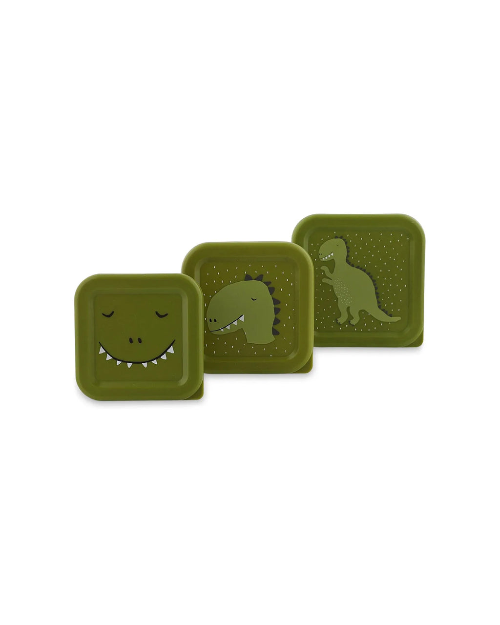 Trixie - Scatola porta snack impilabile – 3 pezzi – Mr. Dino