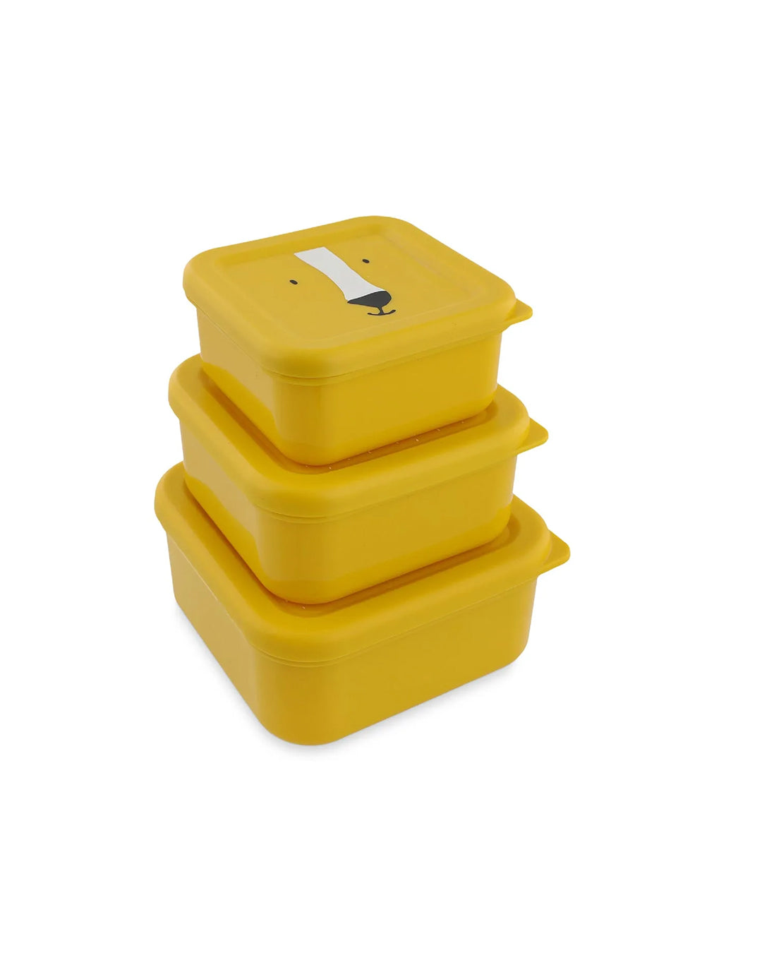 Trixie - Scatola porta snack impilabile – 3 pezzi – Mr. Lion