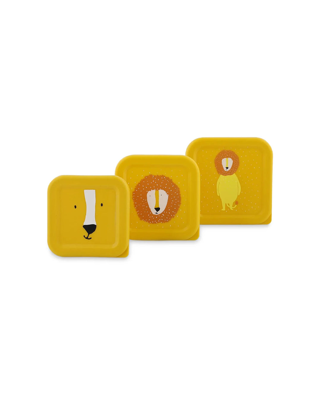 Trixie - Scatola porta snack impilabile – 3 pezzi – Mr. Lion