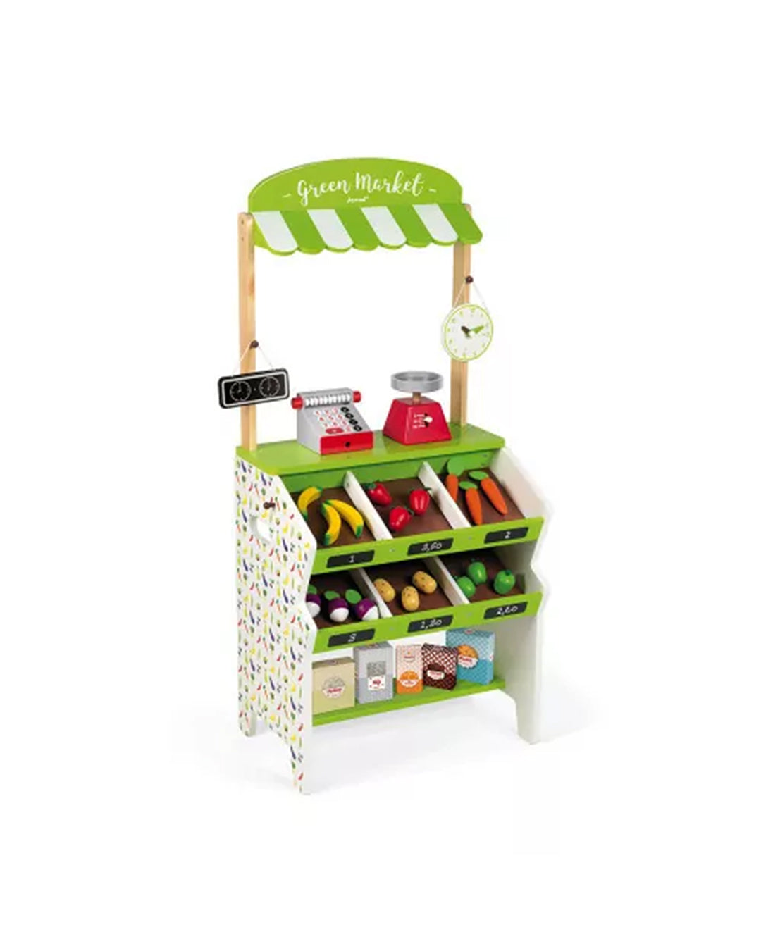 Janod - Negozio Green Market Con Accessori