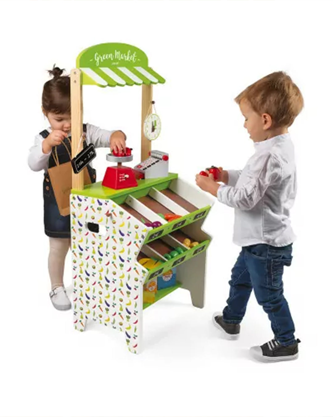 Janod - Negozio Green Market Con Accessori