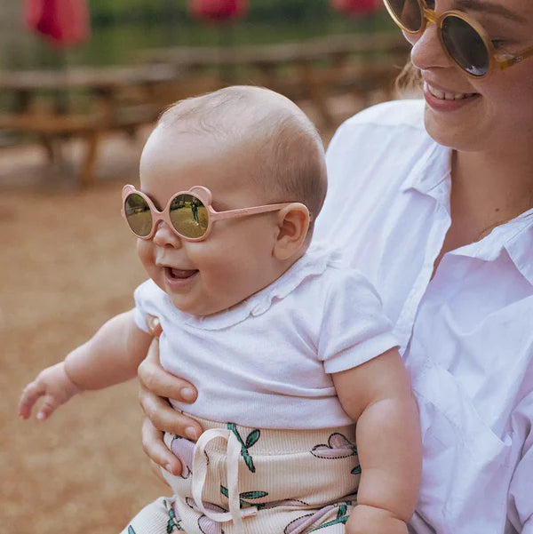 KI ET LA-Occhiali da sole per bambini orsetto rosa