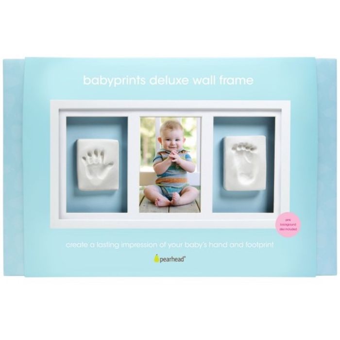 Pearhead Cornice da Parete per Foto e Impronte Bianco