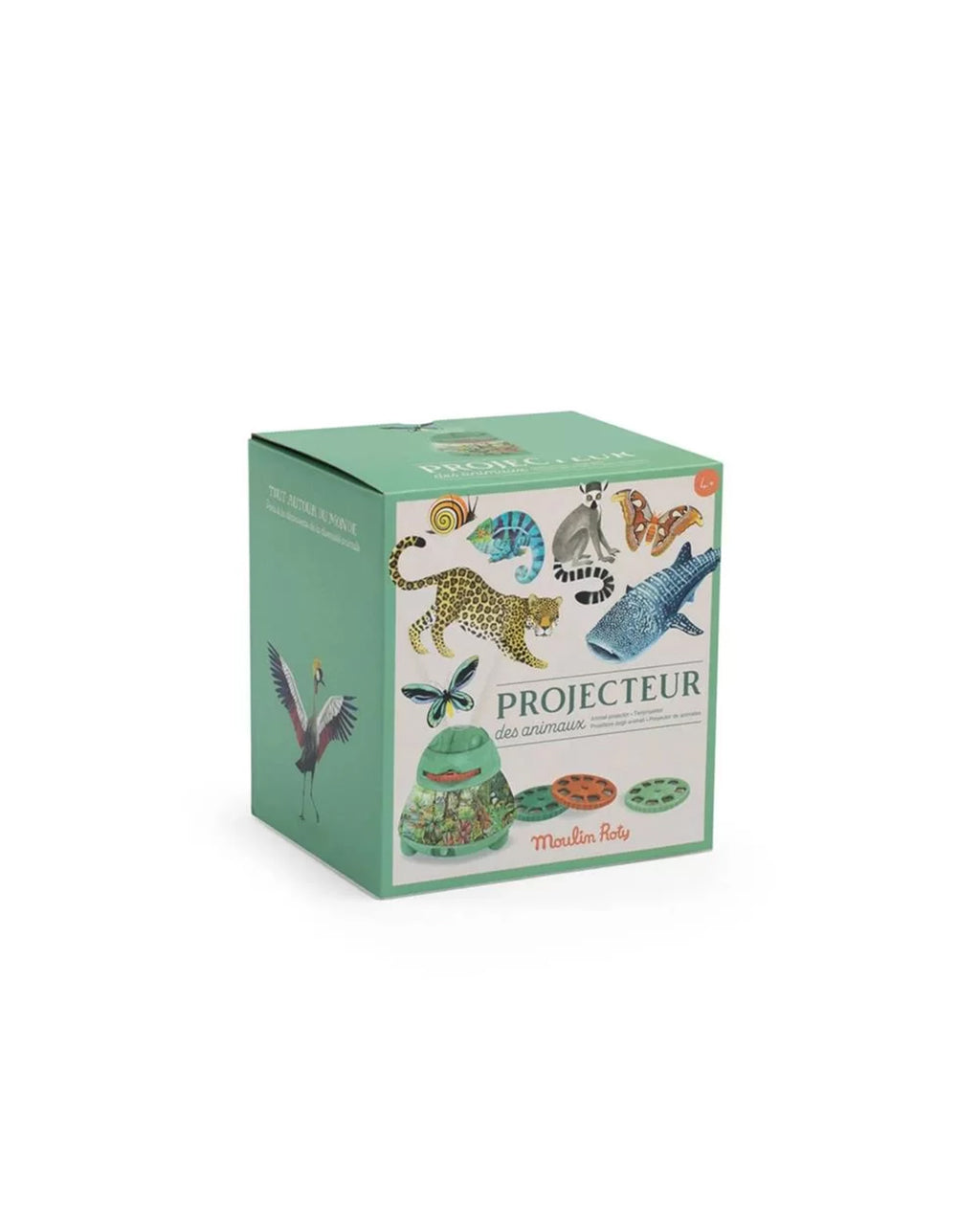Moulin Roty - PROIETTORE RICARICABILE DEGLI ANIMALI DEL MONDO