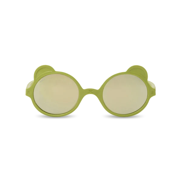 KI ET LA-Occhiali da sole per bambini orsetto verde oliva