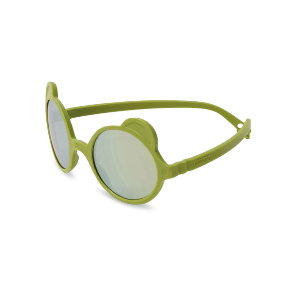 KI ET LA-Occhiali da sole per bambini orsetto verde oliva