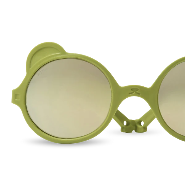 KI ET LA-Occhiali da sole per bambini orsetto verde oliva