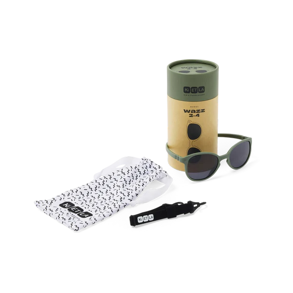 KI ET LA-Occhiali da sole per bambini Wazz Khaki