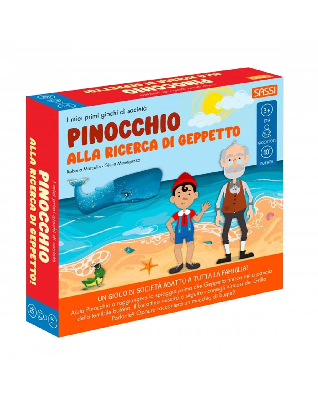 Sassi Editore - Pinocchio - Gioco di società e libro