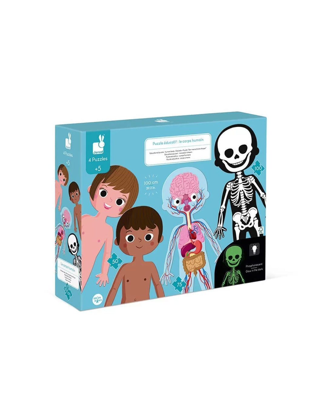 Janod - Puzzle Educativo Corpo Umano