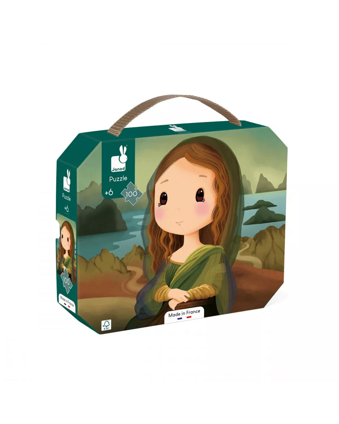 Janod - Puzzle Inspired By Leonardo Da Vinci – 100 Pcs