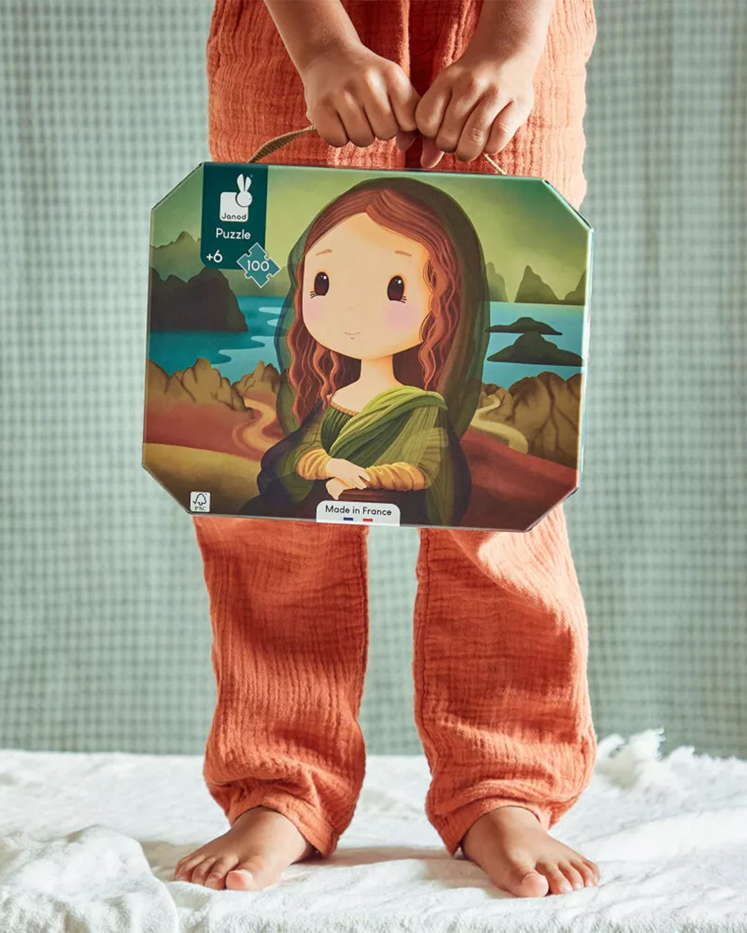 Janod - Puzzle Inspired By Leonardo Da Vinci – 100 Pcs