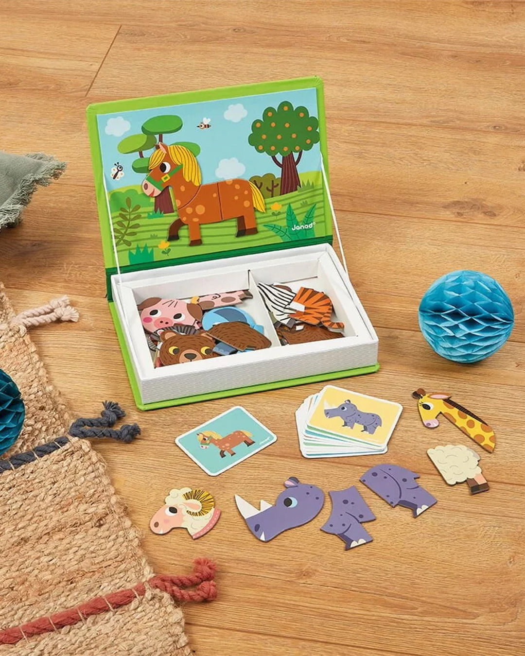 Janod - Puzzle Magnetici Animali