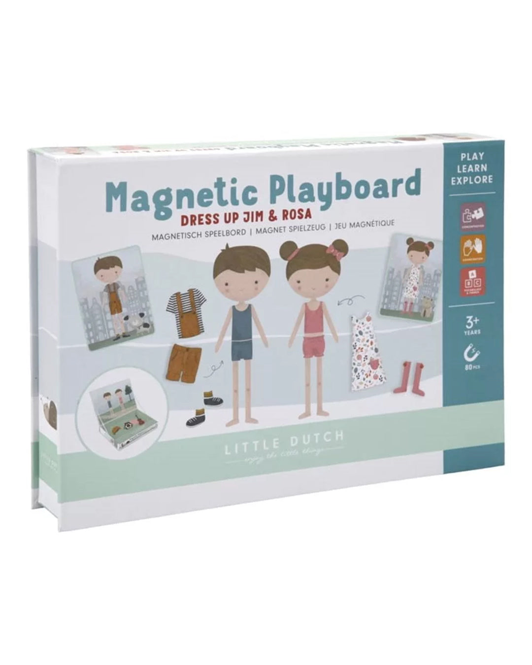 Little Dutch - Puzzle Magnetico Jim&Rosa