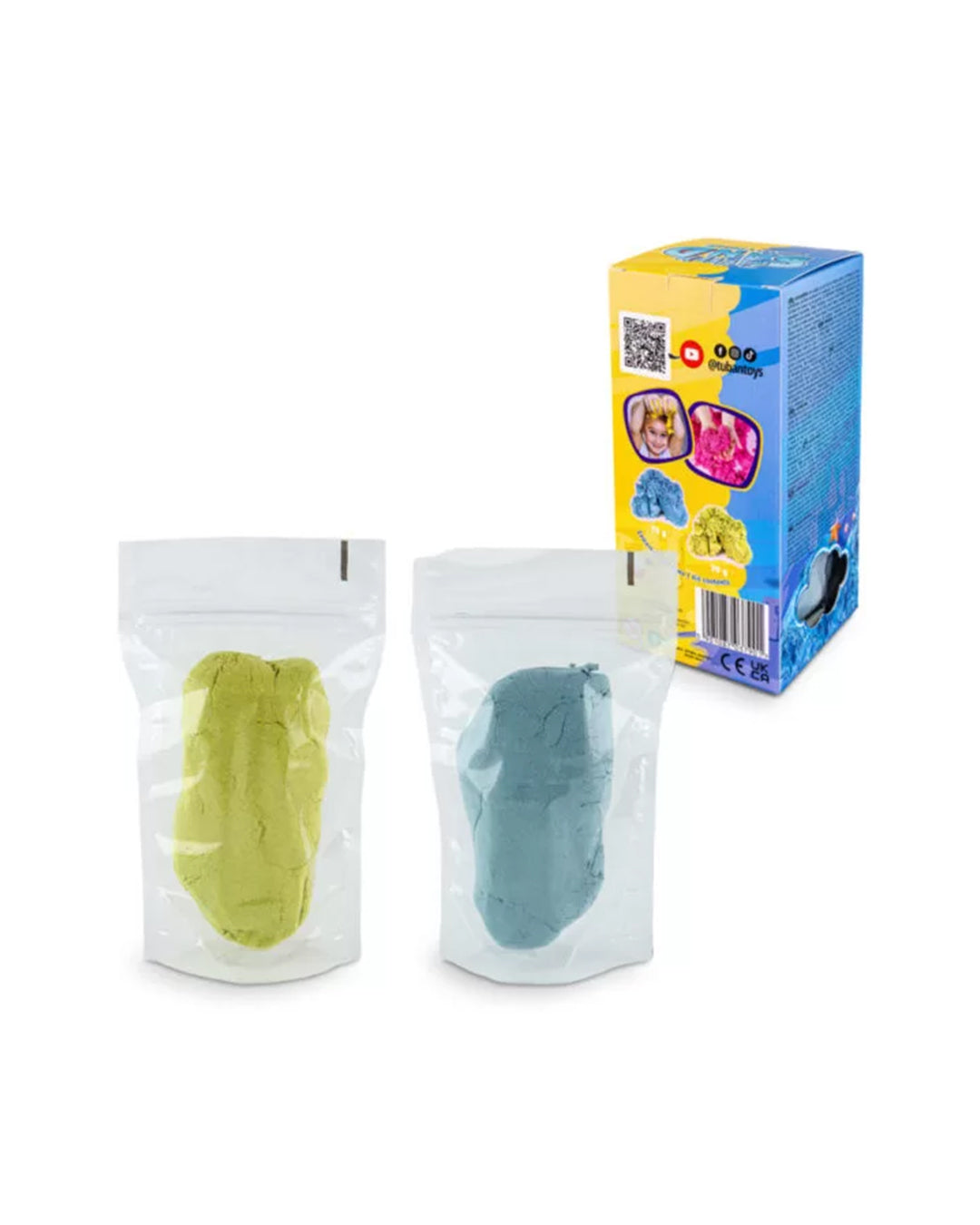 Tuban - Sabbia Cinetica - 2x70g - Blu e Giallo