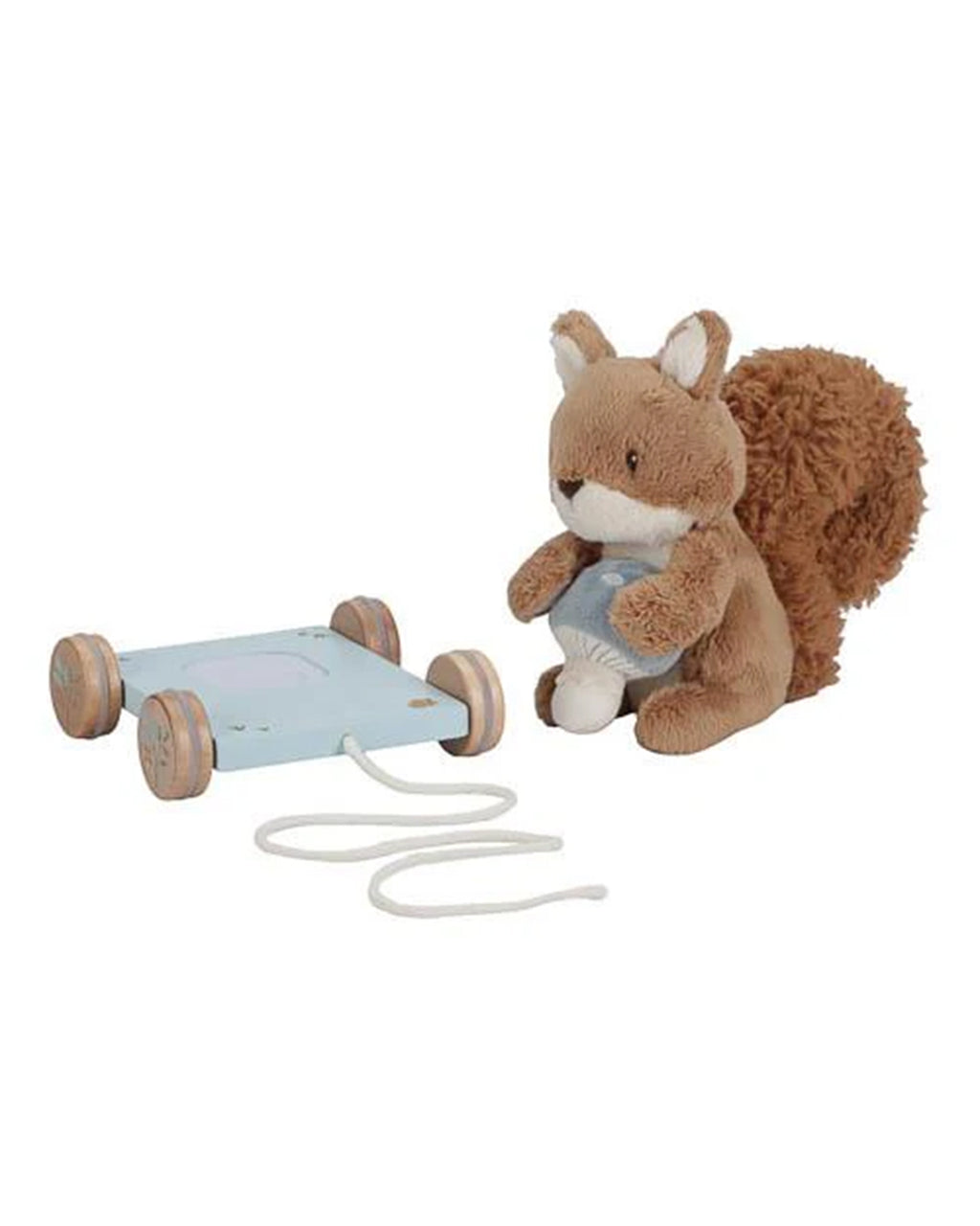 Little Dutch - Scoiattolo da tirare - Blu - Amici della foresta