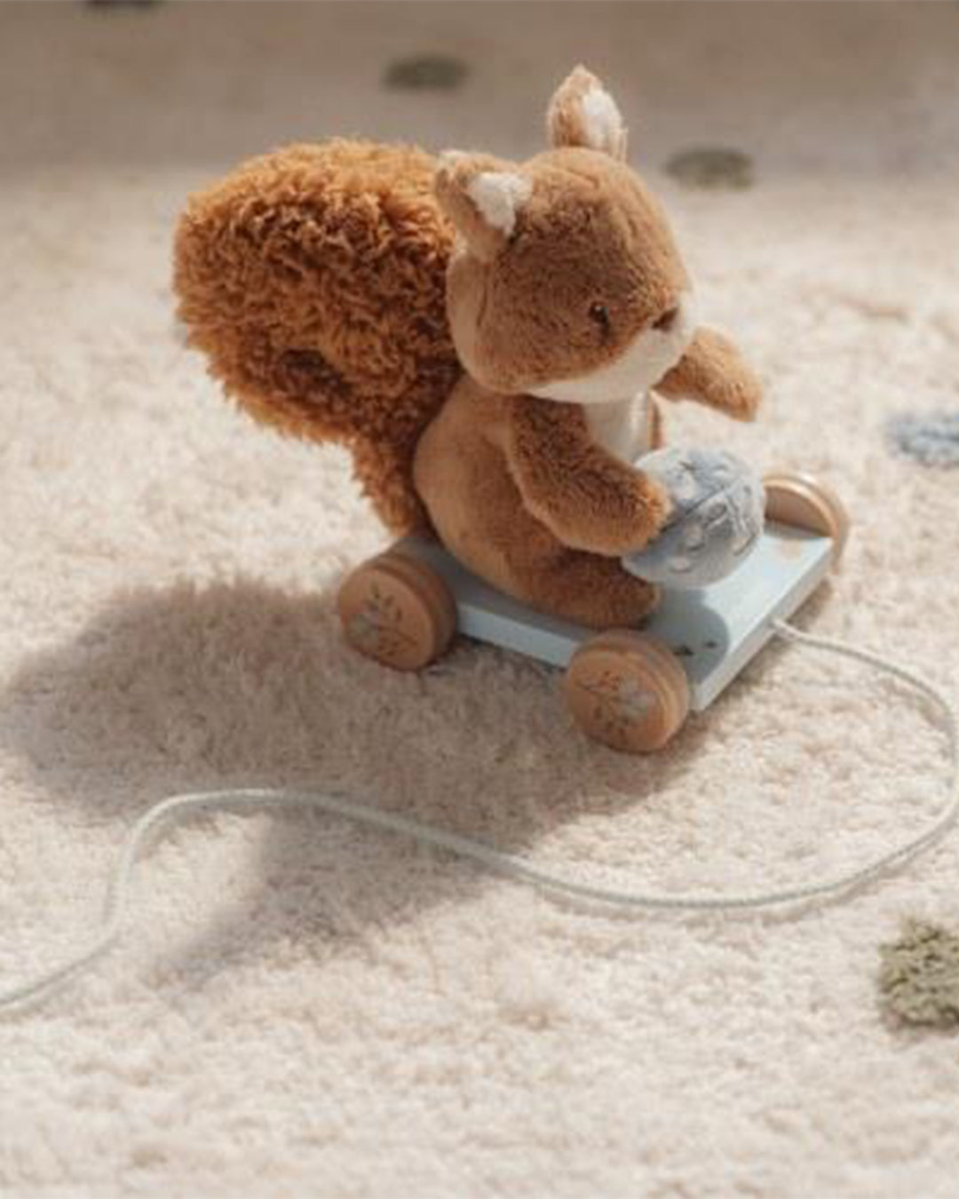 Little Dutch - Scoiattolo da tirare - Blu - Amici della foresta