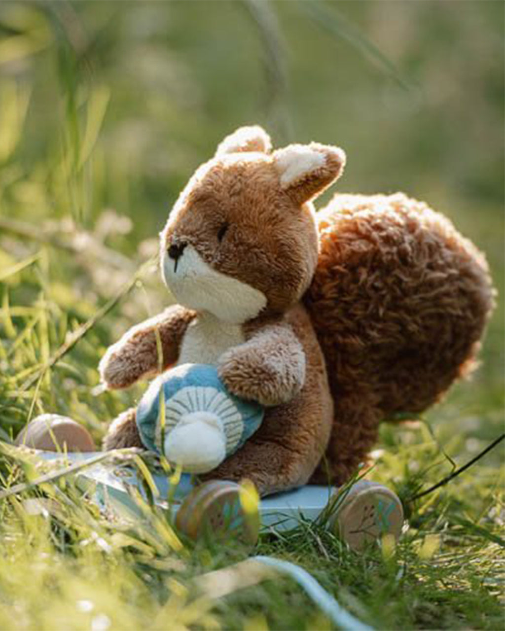 Little Dutch - Scoiattolo da tirare - Blu - Amici della foresta