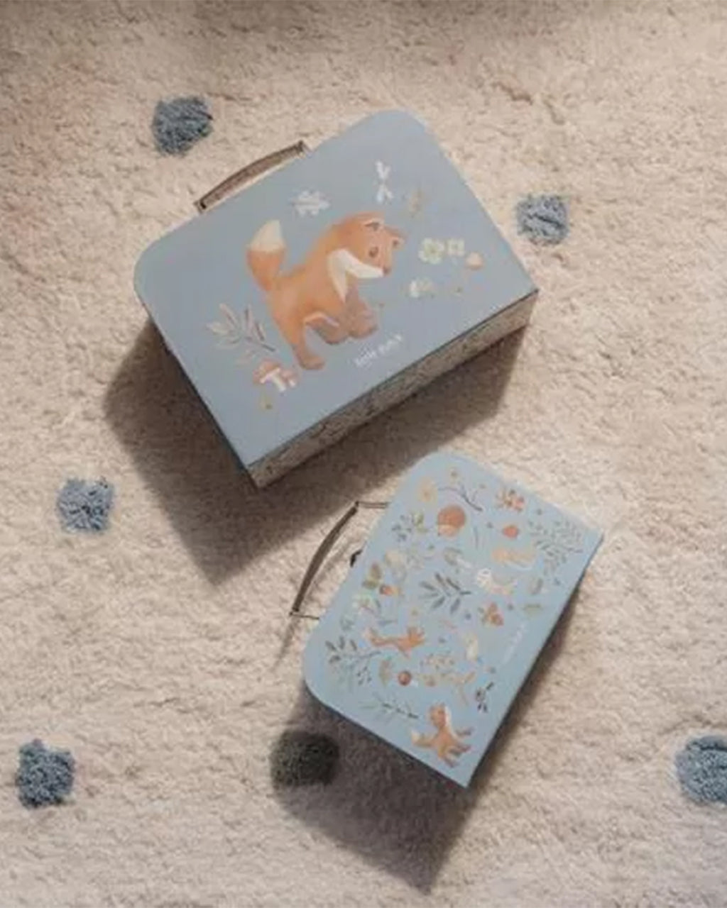 Little Dutch - Set 2 Valigette Portagiochi Amici Della Foresta
