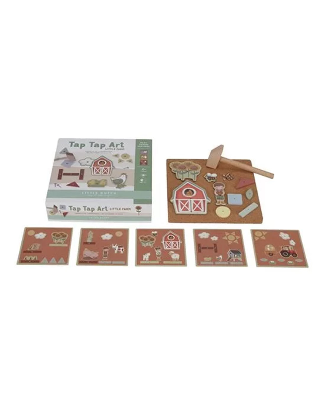 Little Dutch - Set Creativo “TAP TAP” Art Piccola Fattoria
