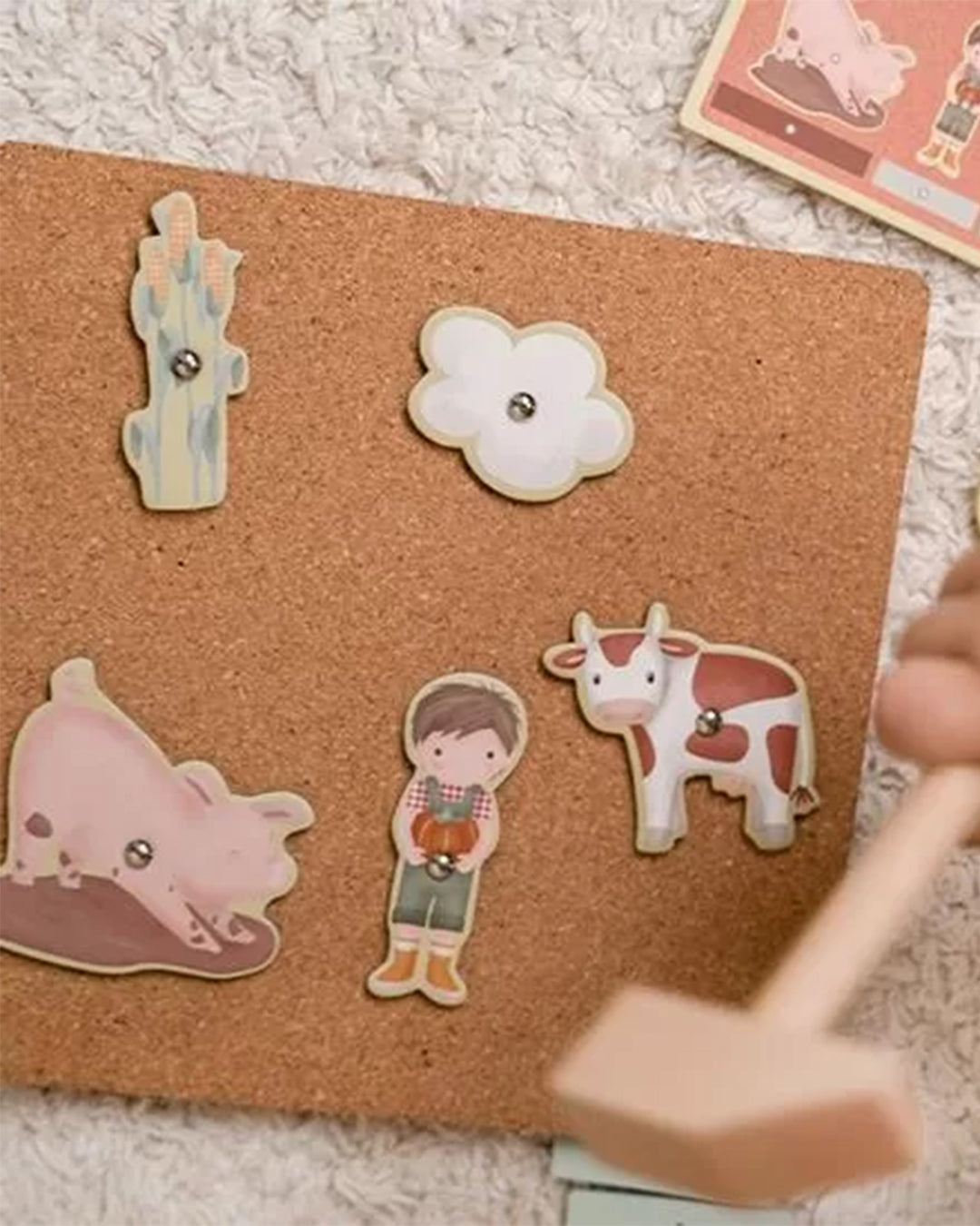 Little Dutch - Set Creativo “TAP TAP” Art Piccola Fattoria