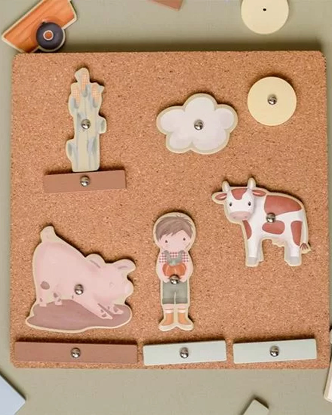 Little Dutch - Set Creativo “TAP TAP” Art Piccola Fattoria