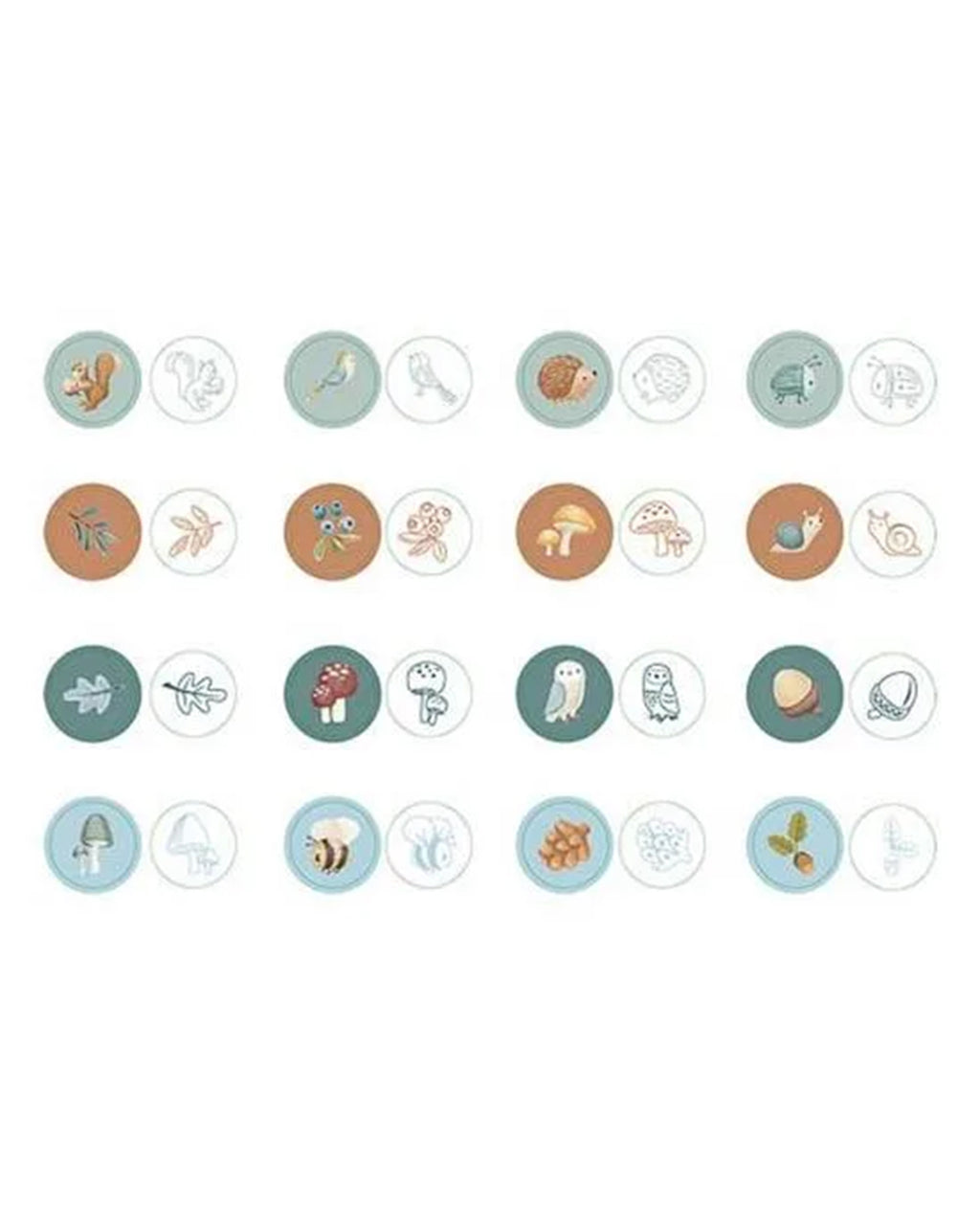 Little Dutch - Set Timbrini Amici Della Foresta