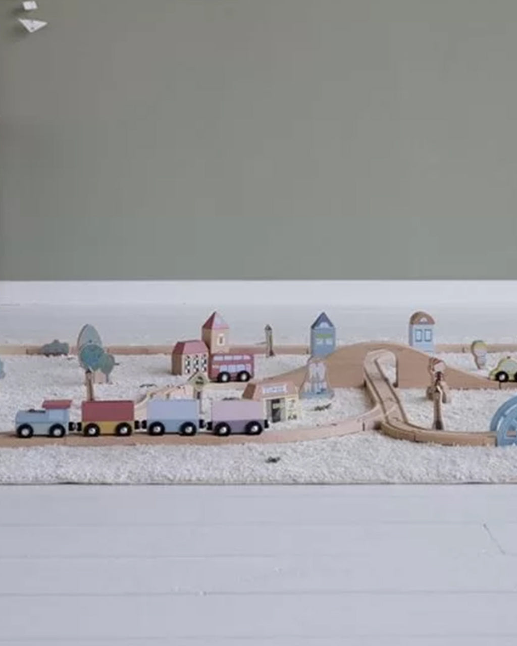 Little Dutch - Set trenino XL – 107 pezzi