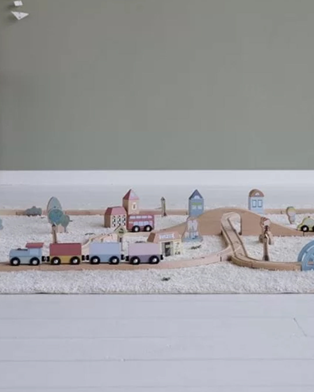 Little Dutch - Set trenino XL – 107 pezzi