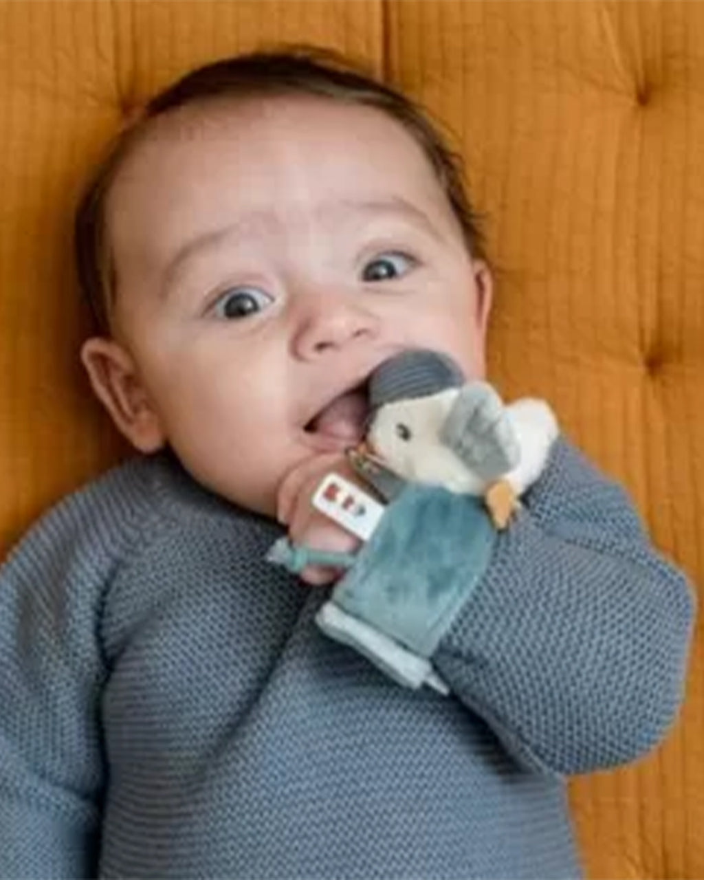 Little Dutch - Sonaglio Da Polso Uccellino Blu