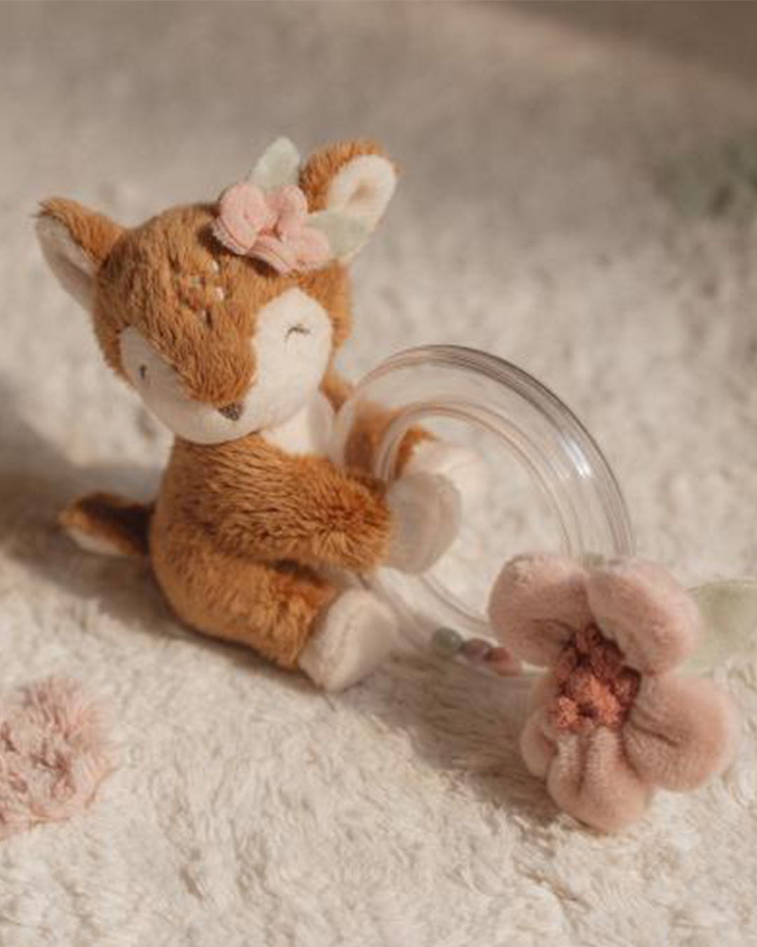 Little Dutch - Sonaglio ad anello - Rosa - Giardino delle fate