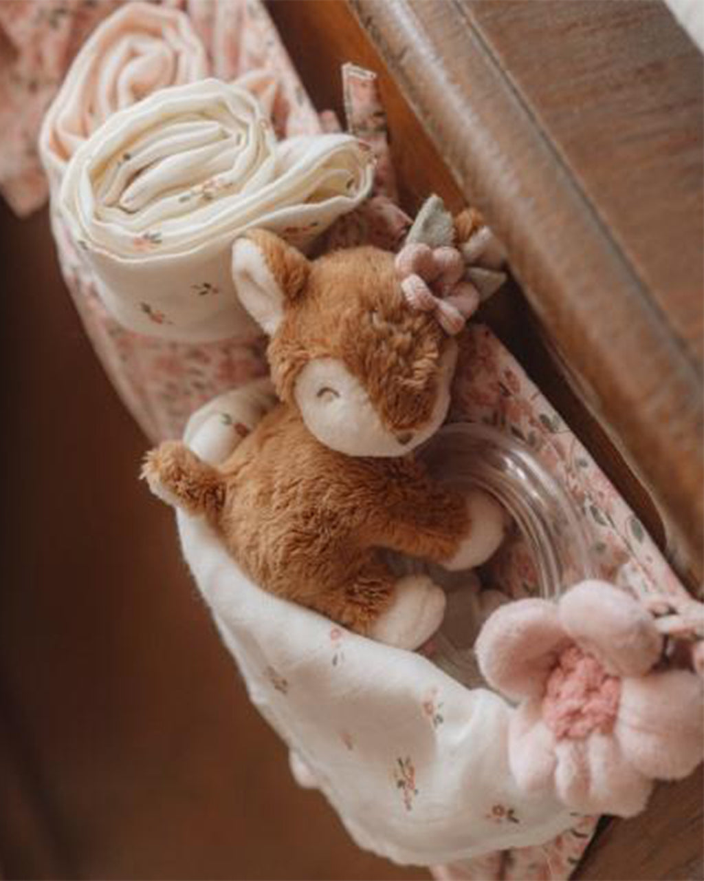 Little Dutch - Sonaglio ad anello - Rosa - Giardino delle fate