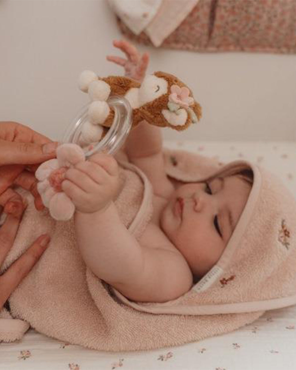 Little Dutch - Sonaglio ad anello - Rosa - Giardino delle fate