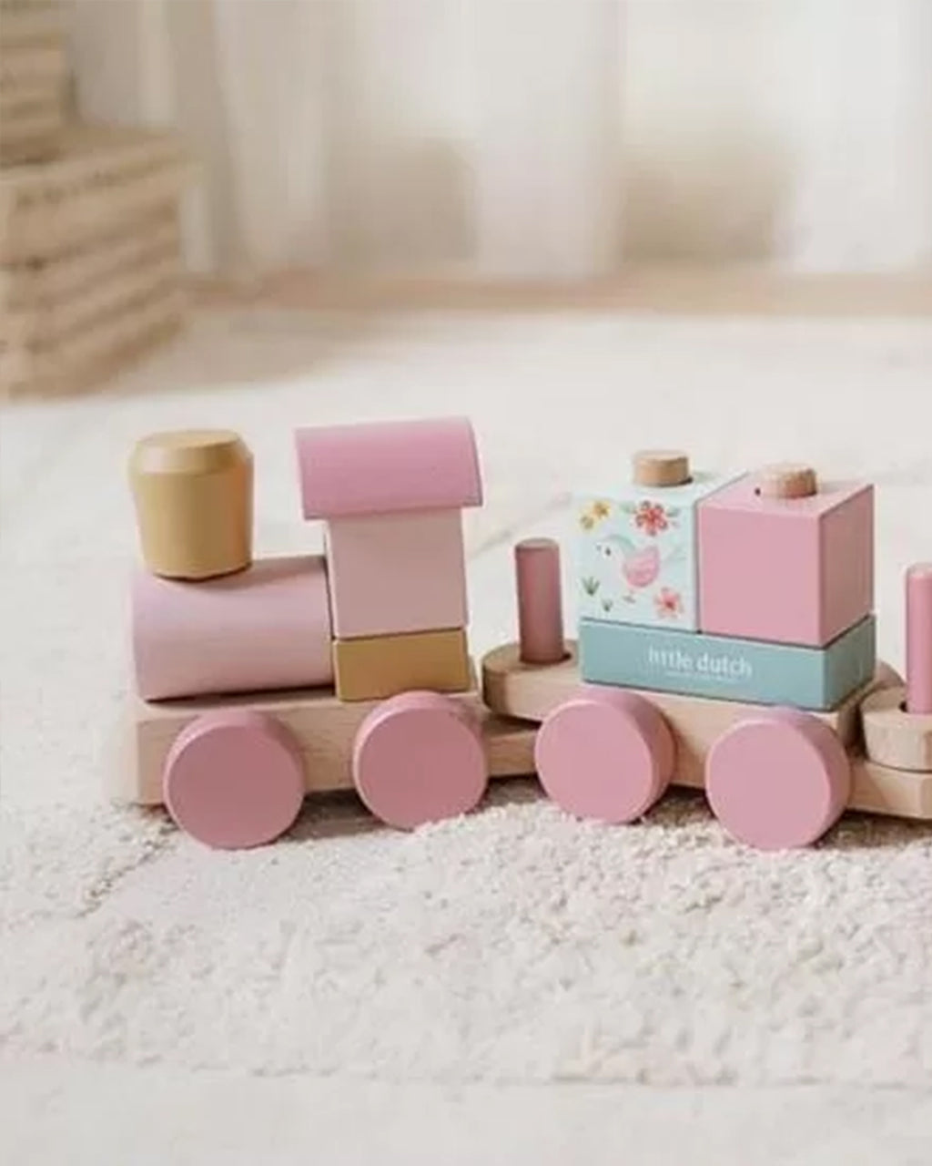 Little Dutch - Treno Personalizzabile – Rosa - Giardino Delle Fate