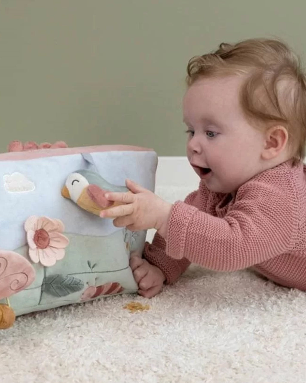 Little Dutch - Triangolo Per Tummy Time Giardino