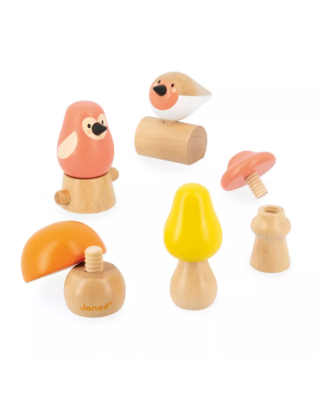 Janod - Uccellini E Funghi Da Avvitare